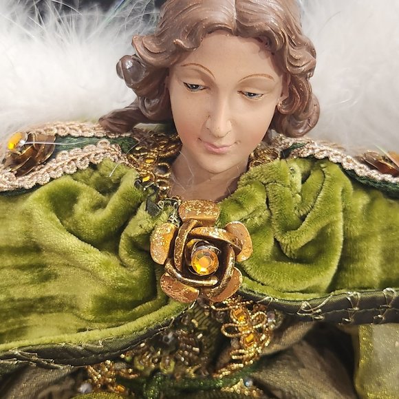 Mark Roberts Angel Of Virtue 20/5,000 With Stand In Box Signed Christmas Angel - Picture 5 of 12